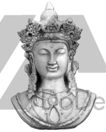 Escultura de Buda - busto del Buda real