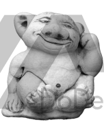 Figura gnome hormigón