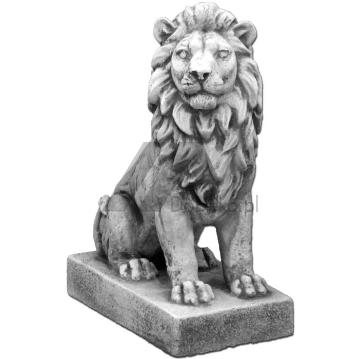Decorativo figura - sentado león (izquierda )