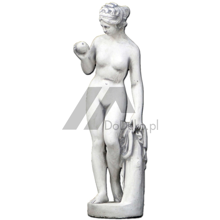 Escultura concreta de Eva con manzana - 61 cm