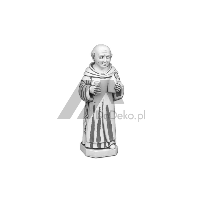 Średnia figurka dekroracyjna mnicha Dom Pierre  Pérignon