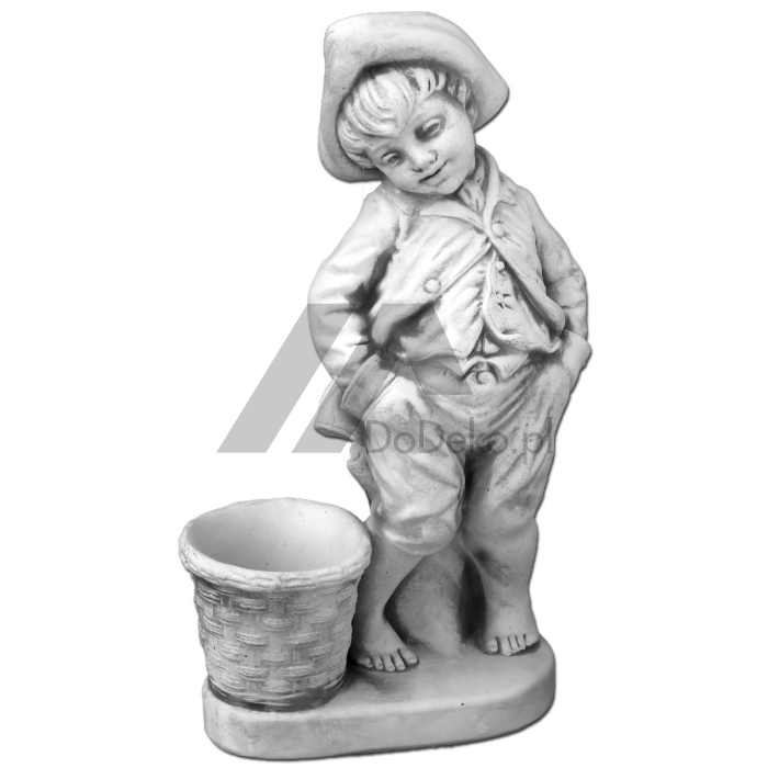 Maceta - escultura de un niño
