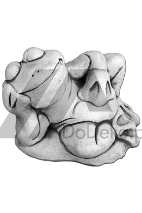 Betonowa żaba - figurka dekoracyjna